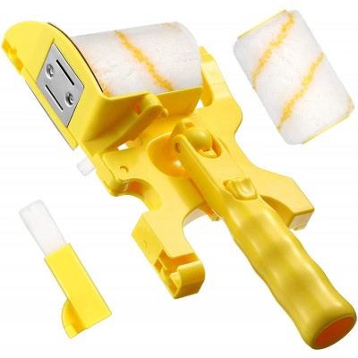 Multifunctional Hand-held Clean-cut Paint Edger Roller Brush