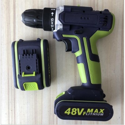 Electric drill high power 48VF rechargeable pistol hand drill multi-function impact electric screwdriver tool